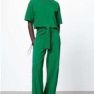 Zara Bottega Green Matching Set